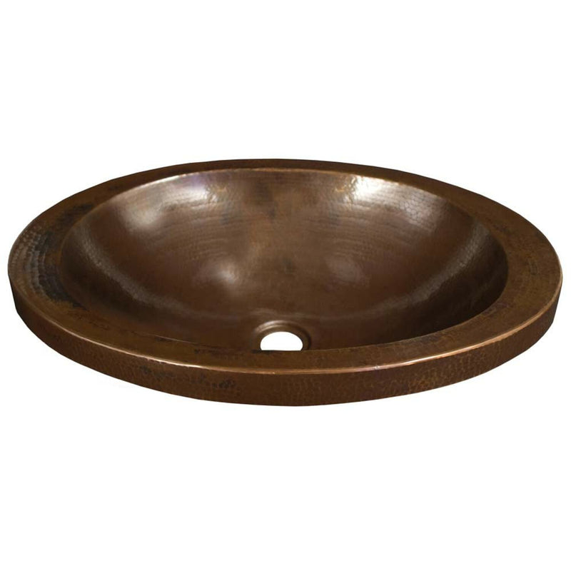 HIBISCUS 21-INCH ROUND DROP IN BATHROOM SINK, CPS43