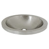 HIBISCUS 21-INCH ROUND DROP IN BATHROOM SINK, CPS43