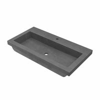 NATIVESTONE® TROUGH 3619 36-INCH RECTANGULAR BATHROOM SINK, NSL3619