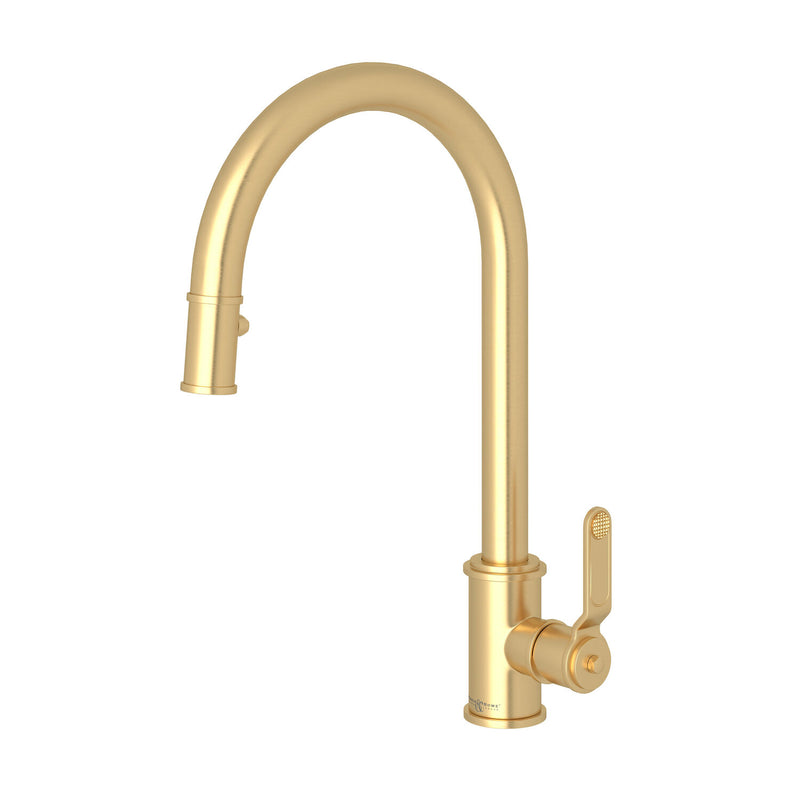 ARMSTRONG PULL-DOWN KITCHEN FAUCET WITH C-SPOUT