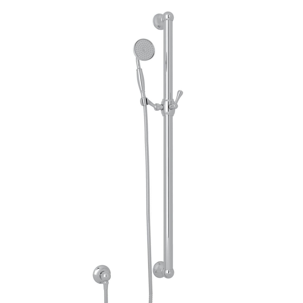 ROHL® HANDSHOWER SET WITH 39" GRAB BAR AND SINGLE-FUNCTION HANDSHOWER