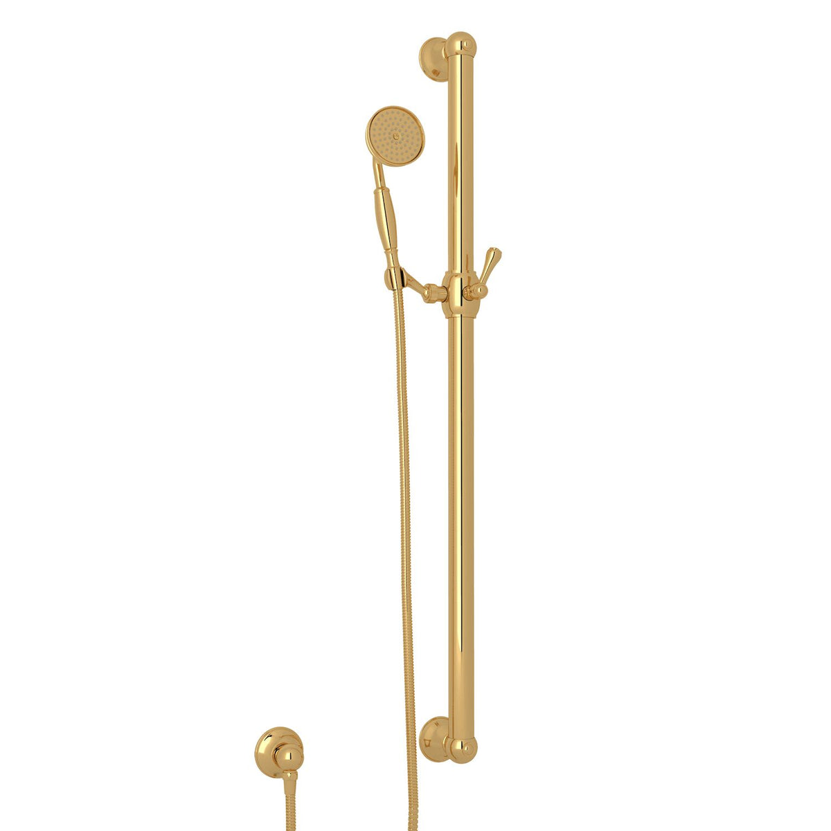 ROHL® HANDSHOWER SET WITH 39" GRAB BAR AND SINGLE-FUNCTION HANDSHOWER