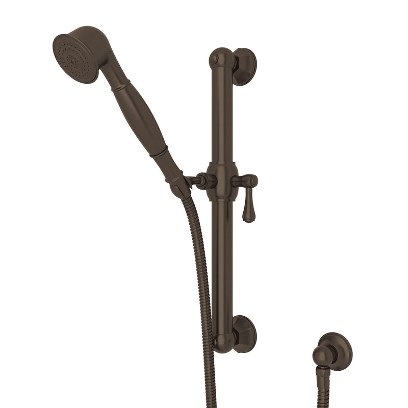 PALLADIAN HANDSHOWER SET WITH 24" GRAB BAR AND SINGLE-FUNCTION HANDSHOWER