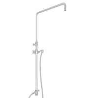 ROHL® RISER WITH DIVERTER, HOSE AND SLIDING HANDSHOWER HOLDER