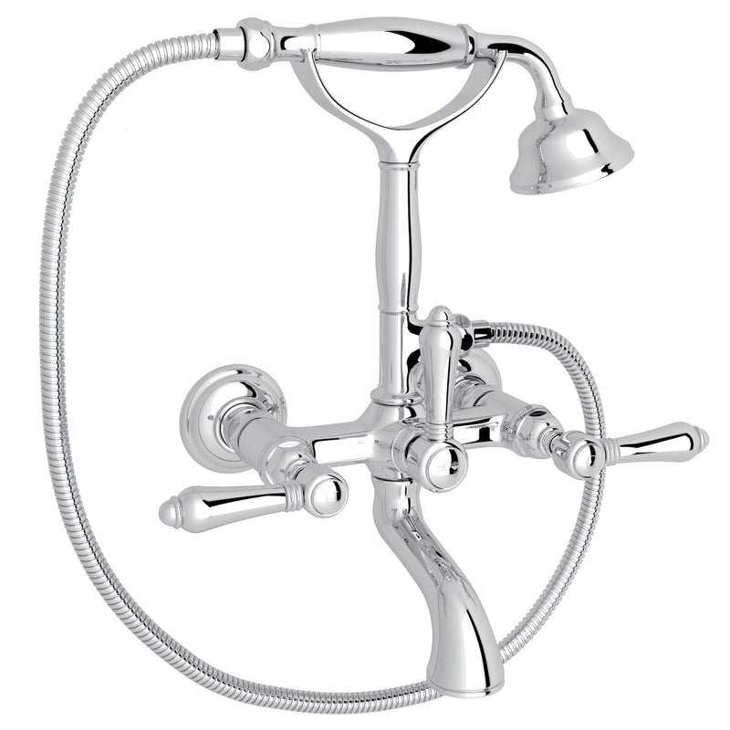 EXPOSED WALL MOUNT TUB FILLER (LEVER HANDLE)