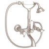 ROHL® EXPOSED WALL MOUNT TUB FILLER (CROSS HANDLE)