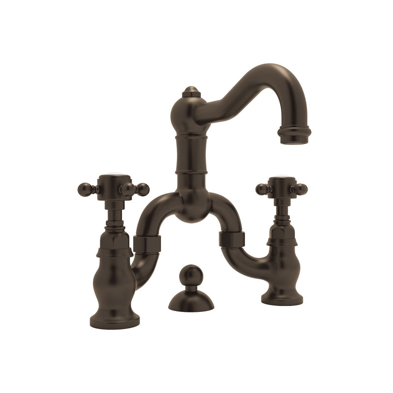 ACQUI® BRIDGE LAVATORY FAUCET (CROSS HANDLE)