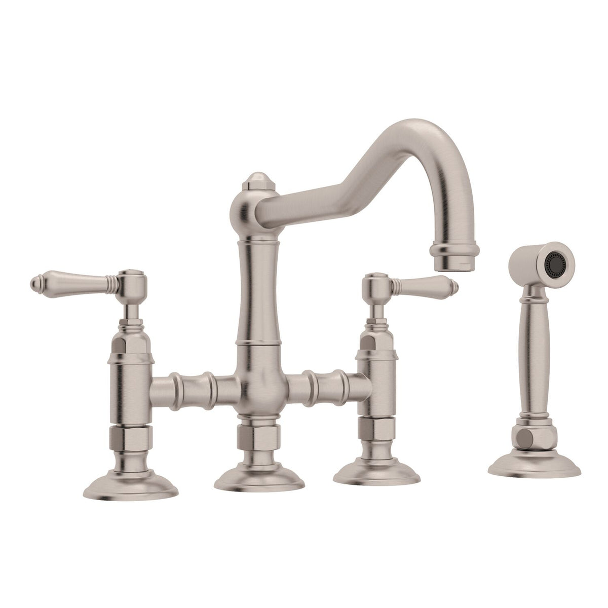 ACQUI® BRIDGE KITCHEN FAUCET WITH SIDE SPRAY (LEVER HANDLE)