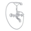 PALLADIAN® EXPOSED WALL MOUNT TUB FILLER (CROSS HANDLE)