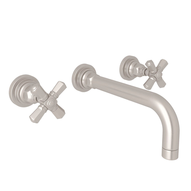 SAN GIOVANNI WALL MOUNT LAVATORY FAUCET (CROSS HANDLE)