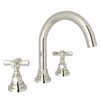 SAN GIOVANNI WIDESPREAD LAVATORY FAUCET WITH C-SPOUT (CROSS HANDLE)