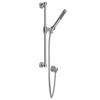 HANDSHOWER SET WITH 21" SLIDE BAR AND SINGLE-FUNCTION HANDSHOWER (CROSS HANDLE)