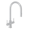 PIRELLONE™ TWO HANDLE PULL-DOWN KITCHEN FAUCET