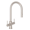 PIRELLONE TWO HANDLE PULL-DOWN KITCHEN FAUCET