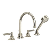 GRACELINE® 4-HOLE DECK MOUNT TUB FILLER (LEVER HANDLE)