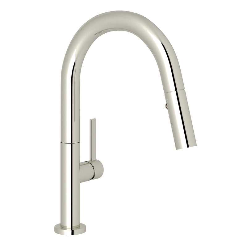 LUX PULL-DOWN BAR/FOOD PREP KITCHEN FAUCET (LEVER HANDLE)