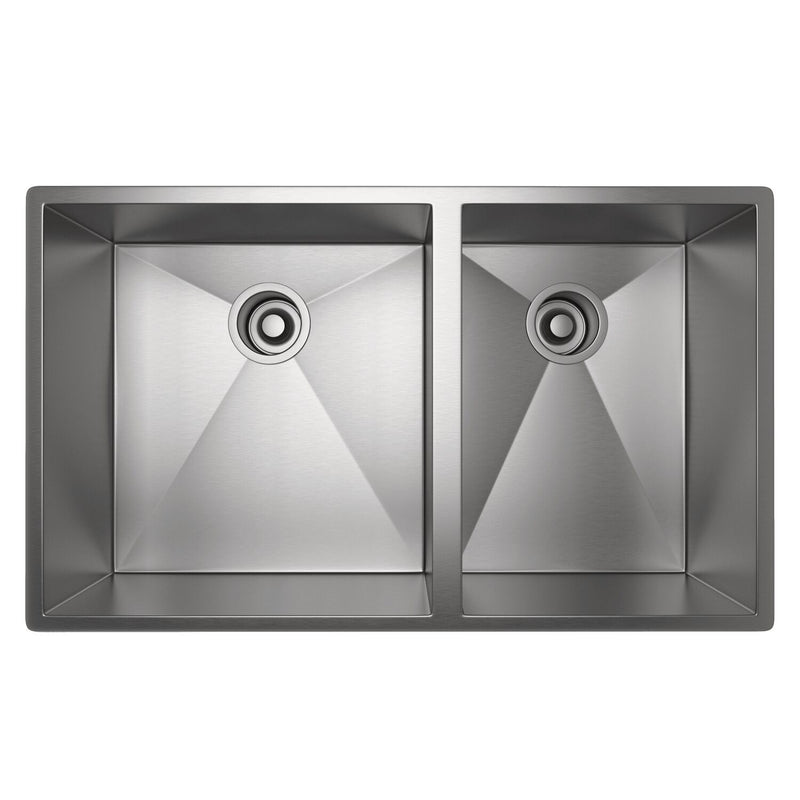 FORZE™ 31" DOUBLE BOWL STAINLESS STEEL KITCHEN SINK