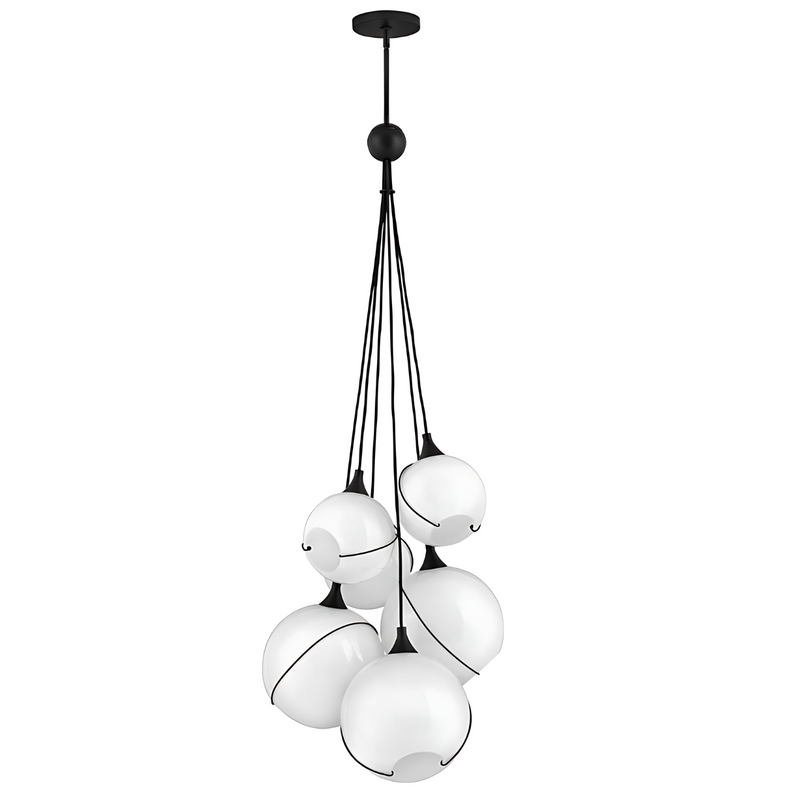 SKYE SIX LIGHT CLUSTER CHANDELIER