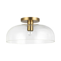 SYLVIA 12" 1 LIGHT SEMI-FLUSH