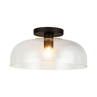 SYLVIA 12" 1 LIGHT SEMI-FLUSH