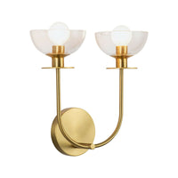 SYLVIA 12" 2 LIGHT VANITY SCONCE