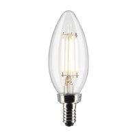 LED BULB 4 WATT B11 CANDELABRA BASE 3000K 120V