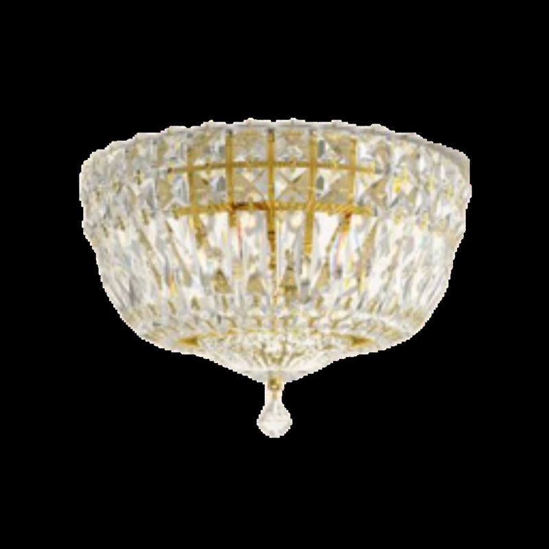 PETIT CRYSTAL DELUXE CLEAR SPECTRA CRYSTAL FLUSH MOUNT