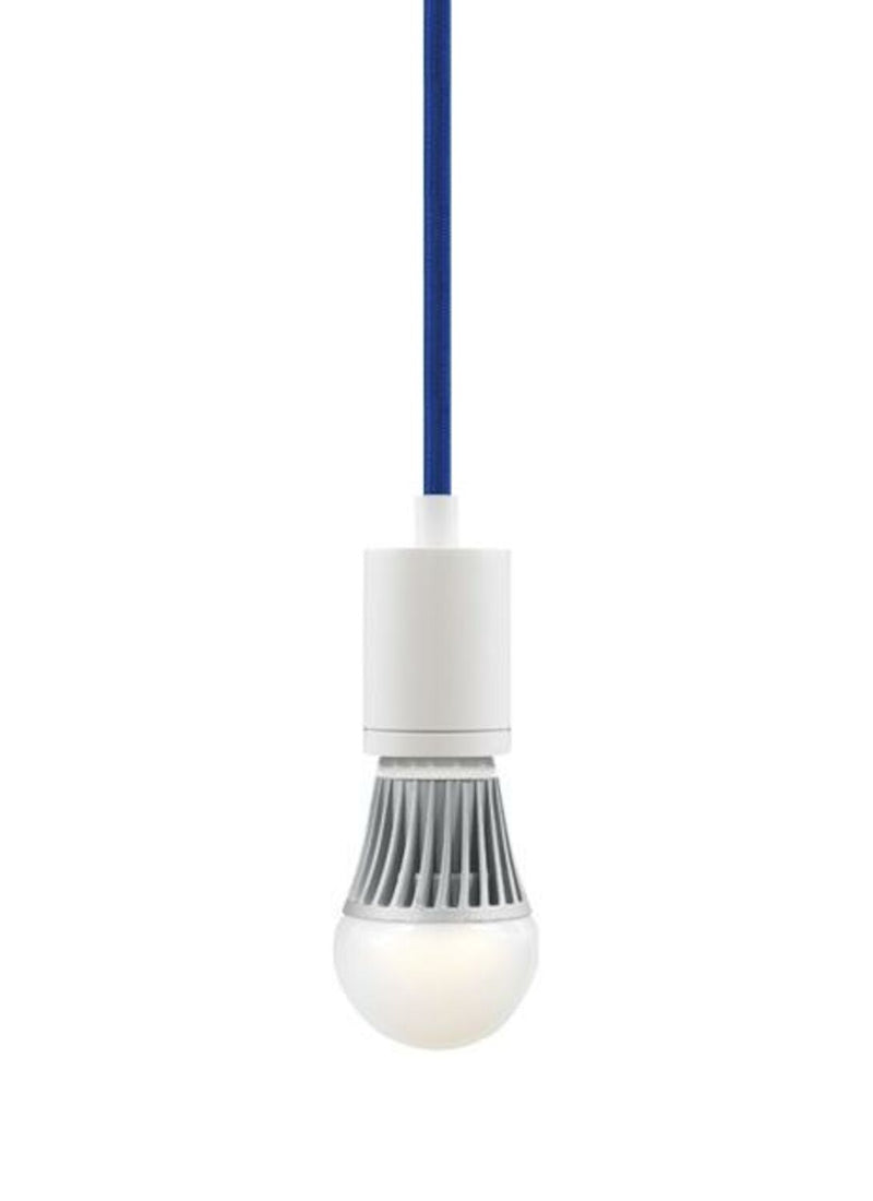 SOCO MODERN SOCKET PENDANT WITH BLUE CORD