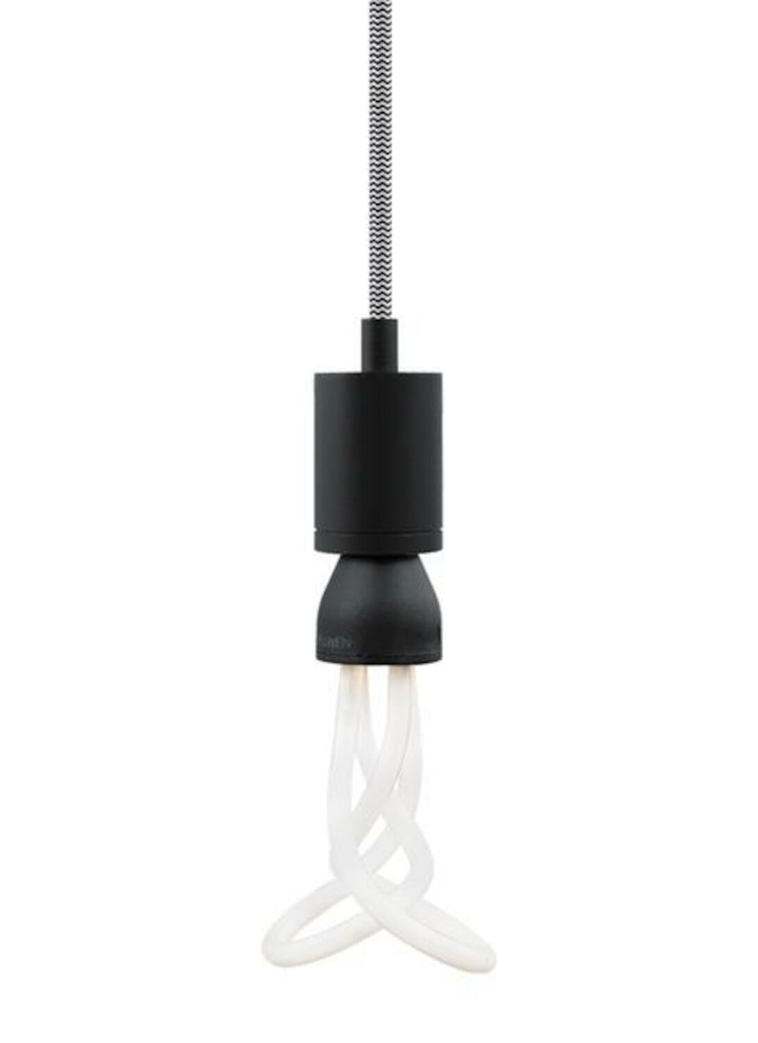 SOCO MODERN SOCKET PENDANT WITH BLACK AND WHITE CORD