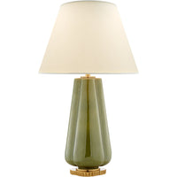 ALEXA HAMPTON PENELOPE 30-INCH TABLE LAMP WITH NATURAL PERCALE SHADE