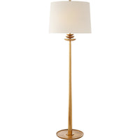 AERIN BEAUMONT 2-LIGHT 63-INCH FLOOR LAMP WITH LINEN SHADE