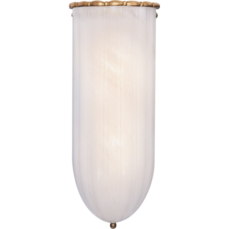 AERIN ROSEHILL 2-LIGHT 6-INCH LINEAR WALL SCONCE LIGHT WITH WHITE GLASS SHADE