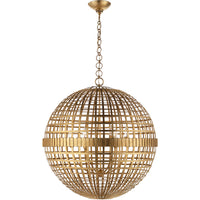 AERIN MILL 30-INCH GLOBE LANTERN CEILING LIGHT