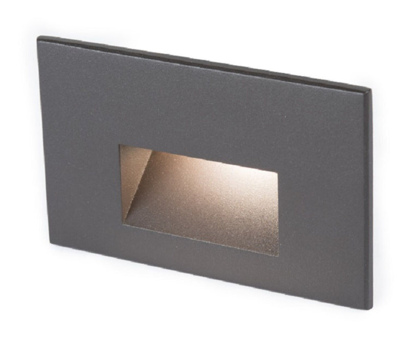 RECTANGULAR 3000K SOFT WHITE LED STEP AND WALL LIGHT