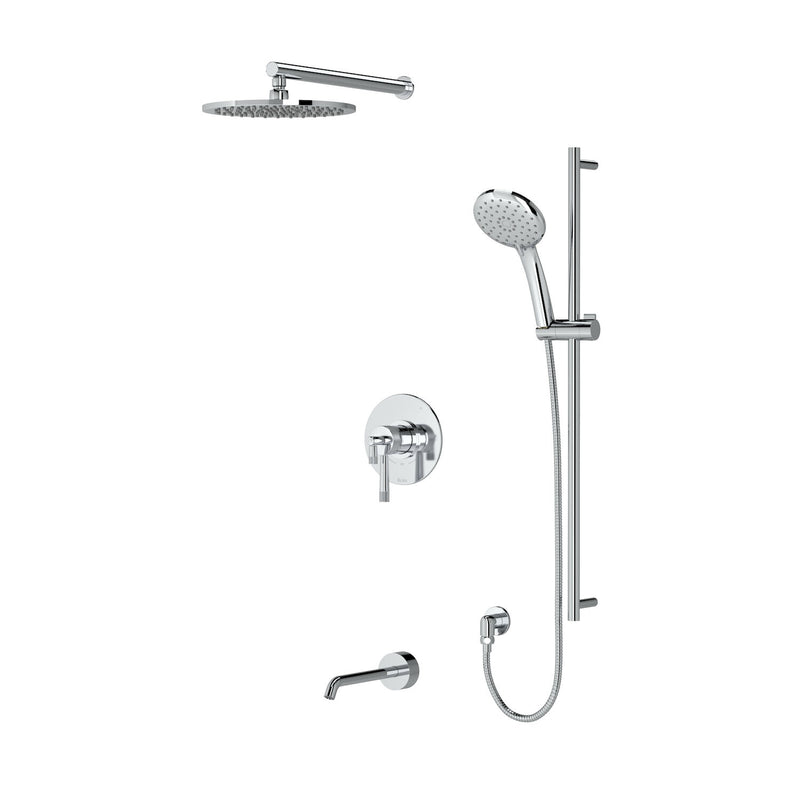AMAHLE 1/2" THERMOSTATIC & PRESSURE BALANCE 3 FUNCTION SYSTEM WITH INTEGRATED VOLUME CONTROL