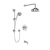 VIAGGIO 1/2" THERMOSTATIC & PRESSURE BALANCE 3 FUNCTION SYSTEM WITH INTEGRATED VOLUME CONTROL (LEVER HANDLE)