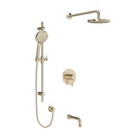 LOMBARDIA 1/2" THERMOSTATIC & PRESSURE BALANCE 3 FUNCTION SYSTEM WITH INTEGRATED VOLUME CONTROL