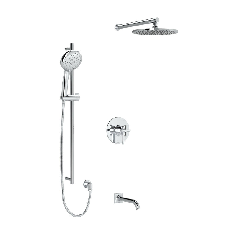 APOTHECARY 1/2" THERMOSTATIC & PRESSURE BALANCE 3 FUNCTION SYSTEM WITH INTEGRATED VOLUME CONTROL