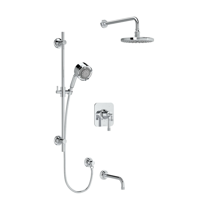 GRACELINE 1/2" THERMOSTATIC & PRESSURE BALANCE 3 FUNCTION SYSTEM WITH INTEGRATED VOLUME CONTROL