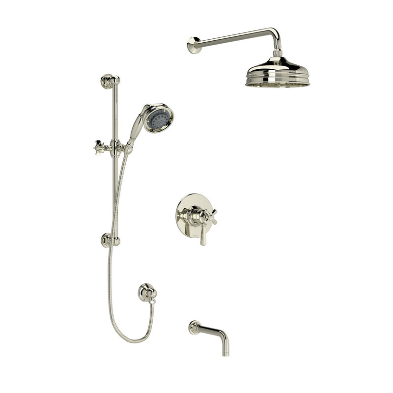 SAN GIOVANNI 1/2" THERMOSTATIC & PRESSURE BALANCE 3 FUNCTION SYSTEM WITH INTEGRATED VOLUME CONTROL