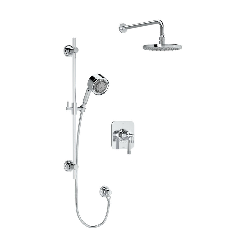 GRACELINE 1/2" THERMOSTATIC & PRESSURE BALANCE 3 FUNCTION SYSTEM TRIM WITH INTEGRATED VOLUME CONTROL