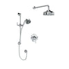 PALLADIAN 1/2" THERMOSTATIC & PRESSURE BALANCE 3 FUNCTION SYSTEM TRIM WITH INTEGRATED VOLUME CONTROL