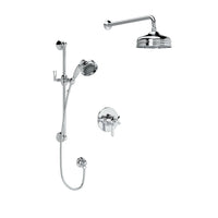 PALLADIAN 1/2" THERMOSTATIC & PRESSURE BALANCE 3 FUNCTION SYSTEM TRIM WITH INTEGRATED VOLUME CONTROL
