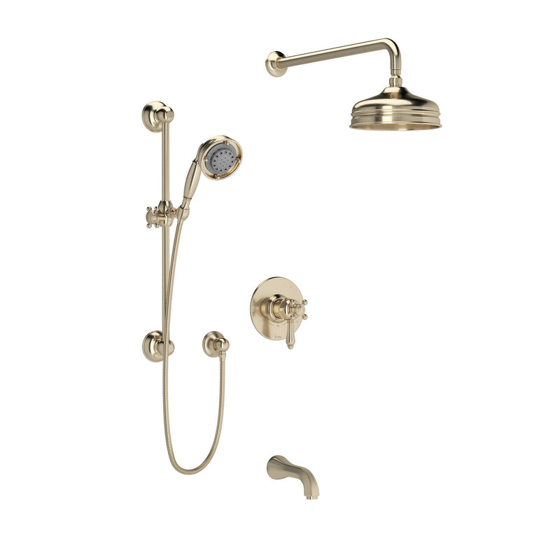 VIAGGIO 1/2" THERMOSTATIC & PRESSURE BALANCE 3 FUNCTION SYSTEM WITH INTEGRATED VOLUME CONTROL (LEVER HANDLE)