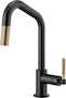 LITZE PULL-DOWN FAUCET WITH ANGLED SPOUT AND KNURLED HANDLE, , small