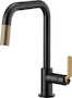 LITZE PULL-DOWN FAUCET WITH SQUARE SPOUT AND INDUSTRIAL HANDLE, , small