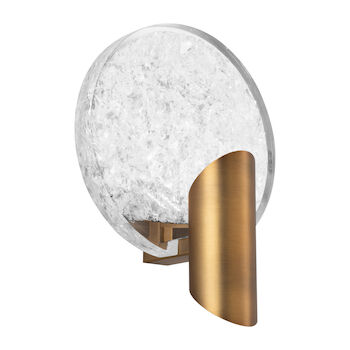 ORACLE LED WALL SCONCE, Aged Brass, large