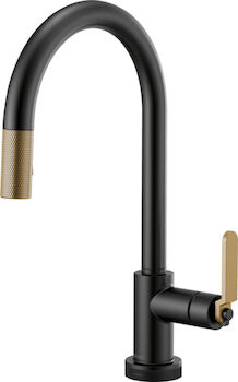 LITZE SMARTTOUCH® PULL-DOWN FAUCET WITH ARC SPOUT AND INDUSTRIAL HANDLE, , large