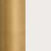 GILLIAN WALL SCONCE, Aged Brass/Ceramic Gloss Cream, swatch