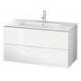 L-CUBE 40 1/8-INCH WALL-MOUNTED VANITY UNIT (CABINET ONLY), White High Gloss, small